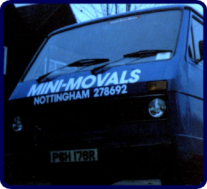 Mini-movals van from around 1984